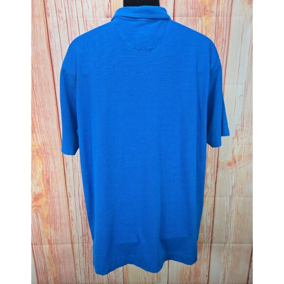 Peter Millar Collection Mens XXL Blue Polo Cotton & Lycra Perfect Pique - Picture 2 of 7